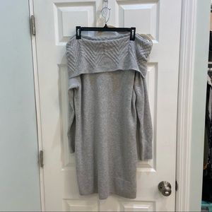 NWT candies juniors plus 2x gray sweater dress